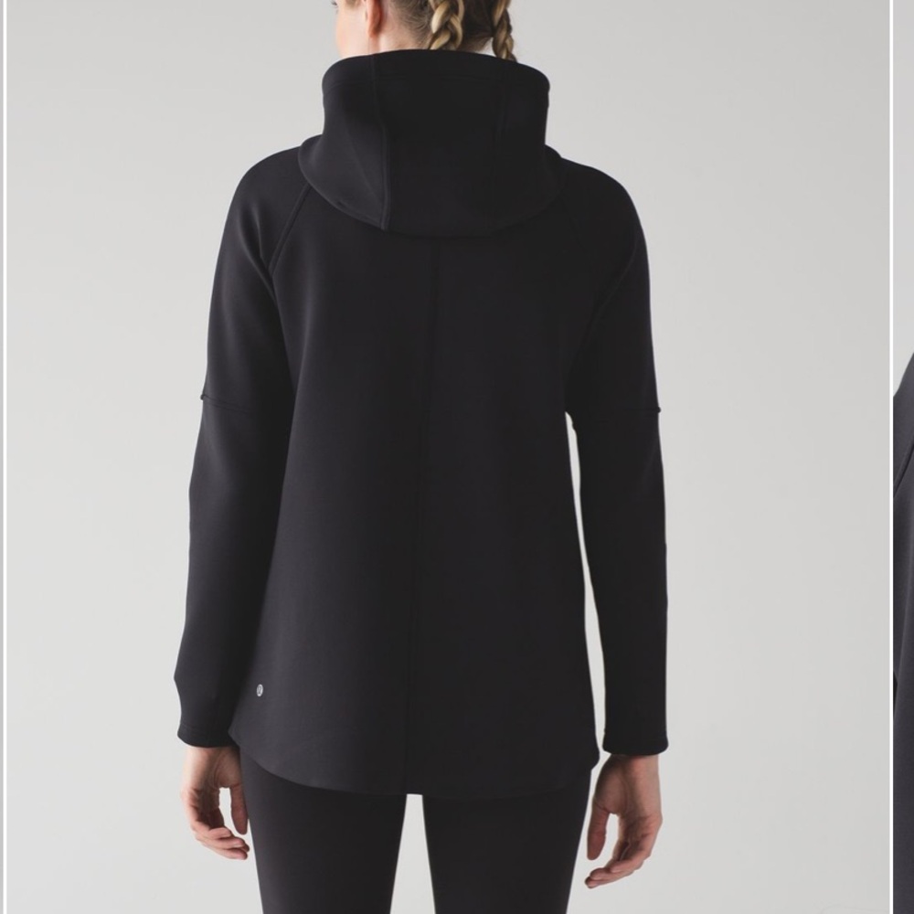 Lululemon Embrace the Space Jacket Hoodie Sz 12 Black Excellent Condition - Picture 5 of 16